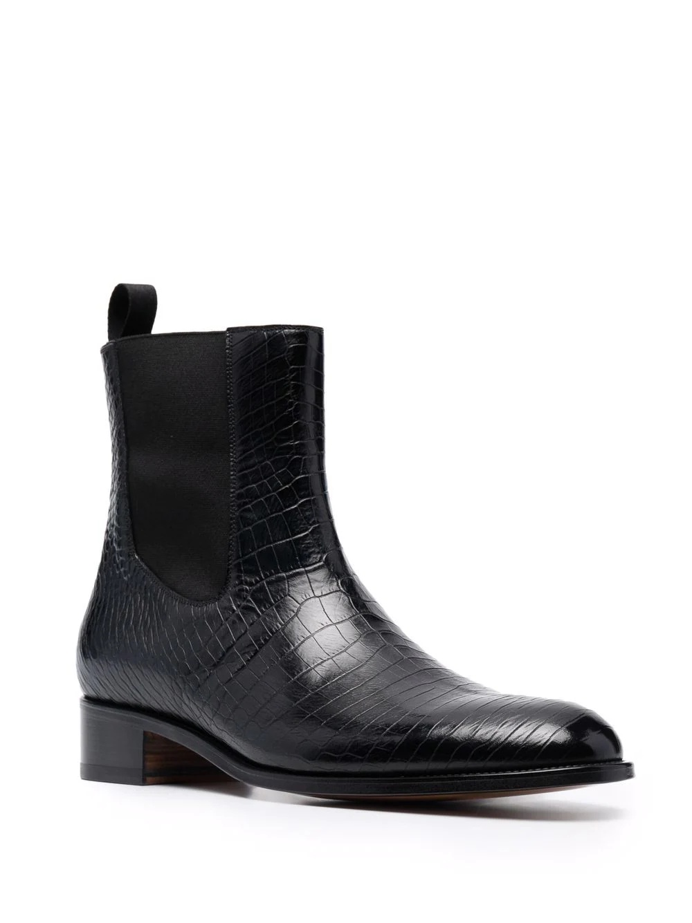 Herbert alligator-effect ankle boots - 2