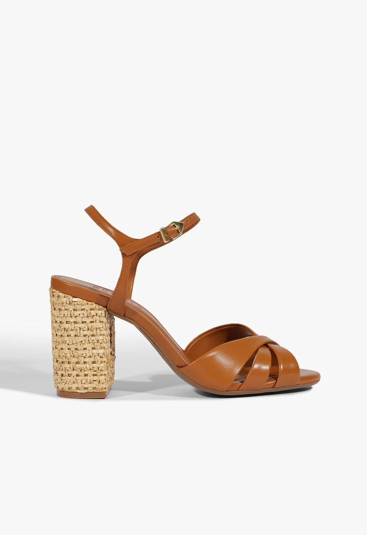 Keefa Raffia High Block Sandal - 1