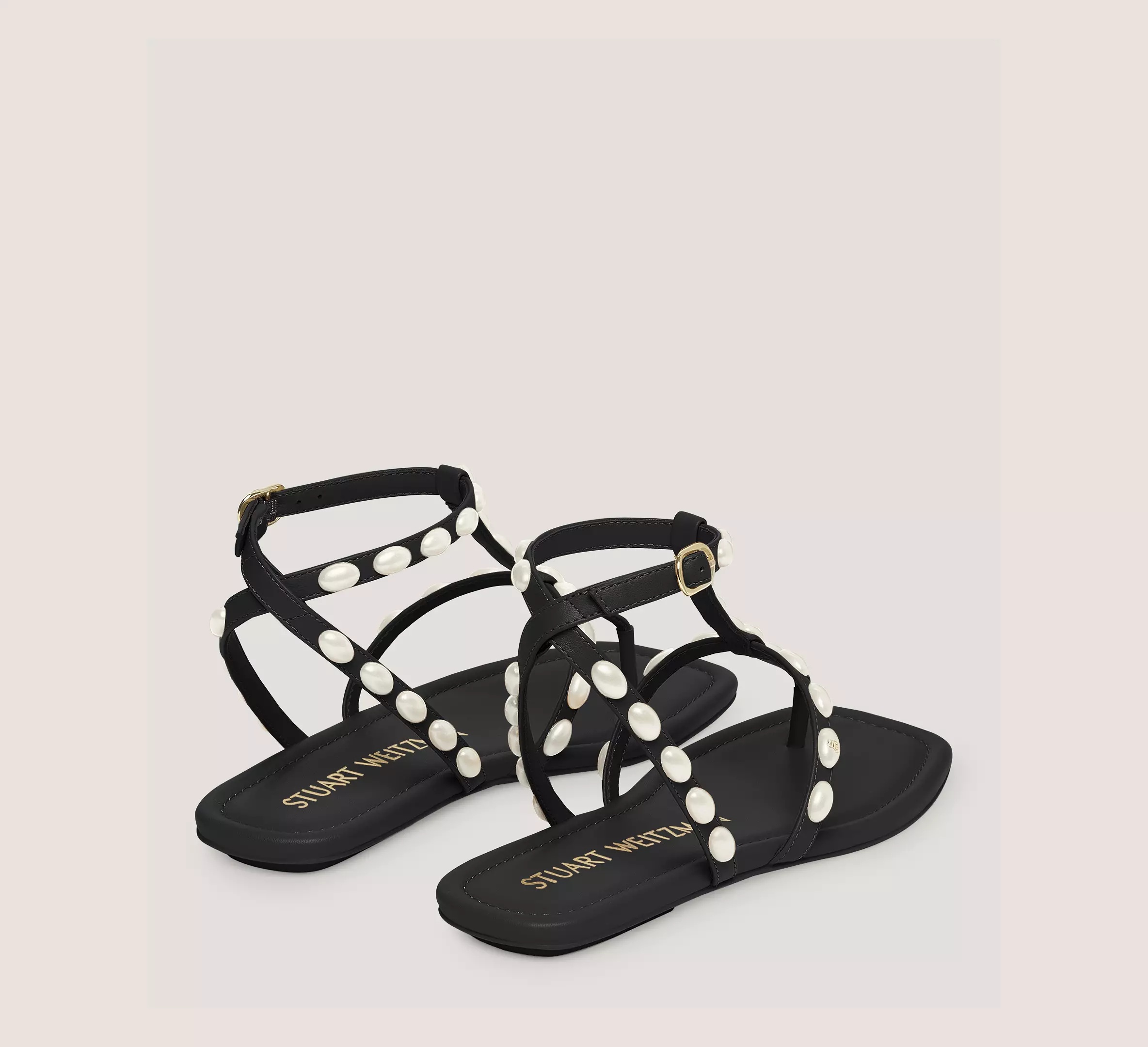 Stuart Weitzman PEARLITA FLAT SANDAL | REVERSIBLE