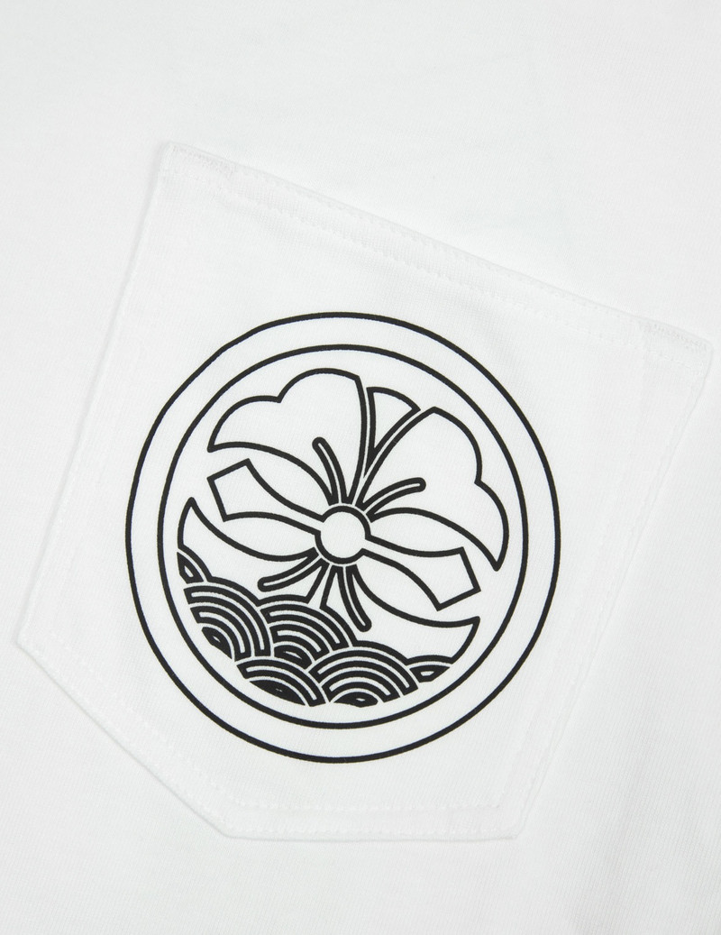 MULTI-POCKET PRINT AND SEAGULL BRUSHSTROKE DAICOCK PRINT RELAX FIT T-SHIRT 12