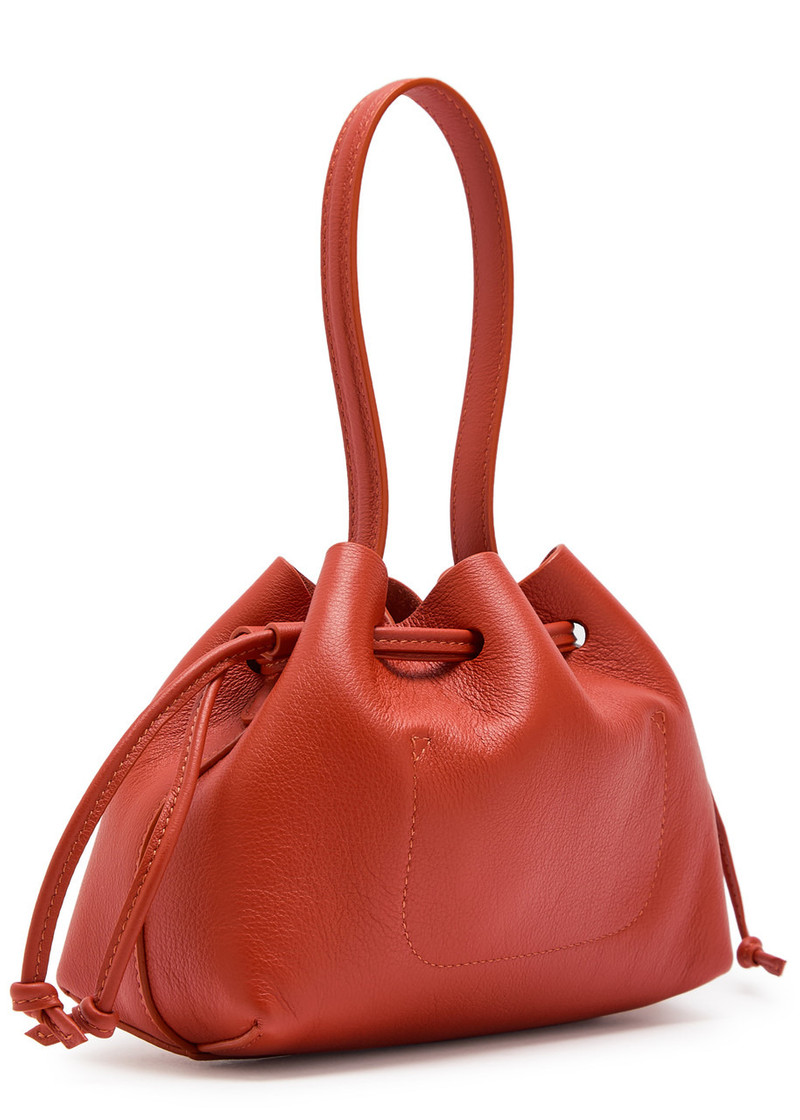 Mansur Gavriel Mansur Gavriel Drawstring Leather Pouch outlook
