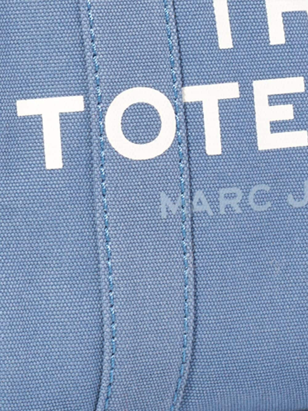 Marc Jacobs Women 'Traveler Handbag' Light Blue Mini Tote Bag With Logo In Fabric Woman - 4