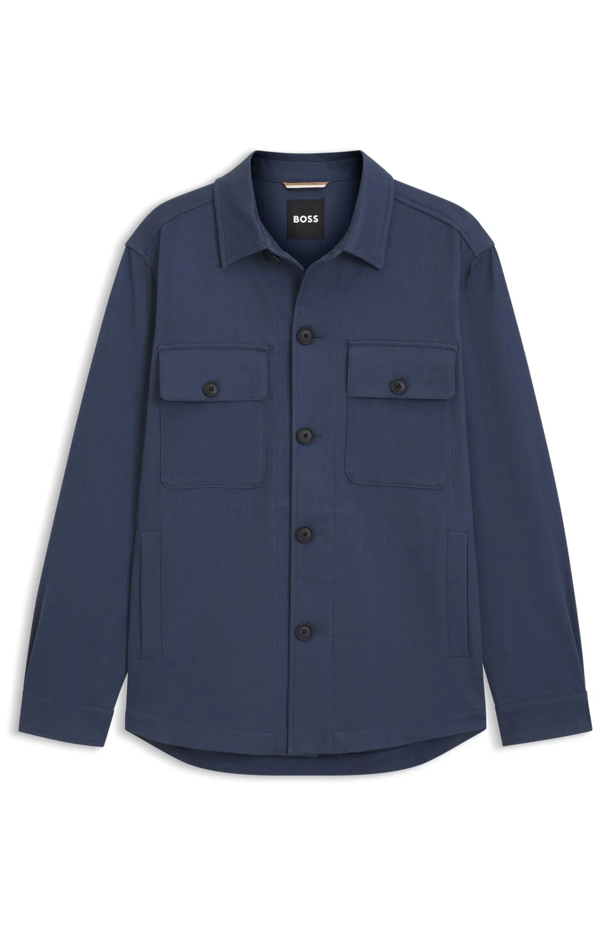 RELAXED-FIT OVERSHIRT IN STRETCH-COTTON TWILL - 1