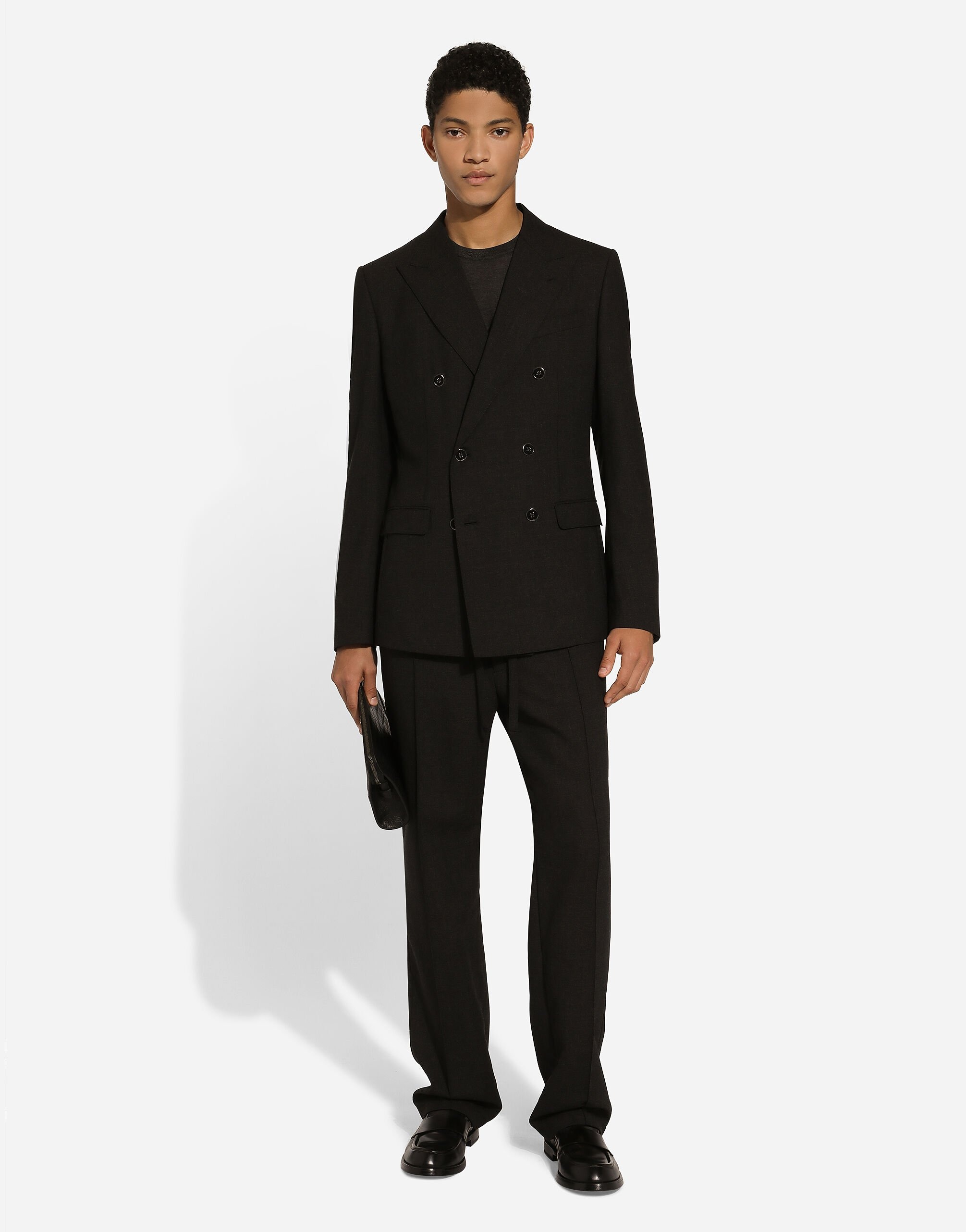 Double-breasted wool Taormina-fit jacket - 2