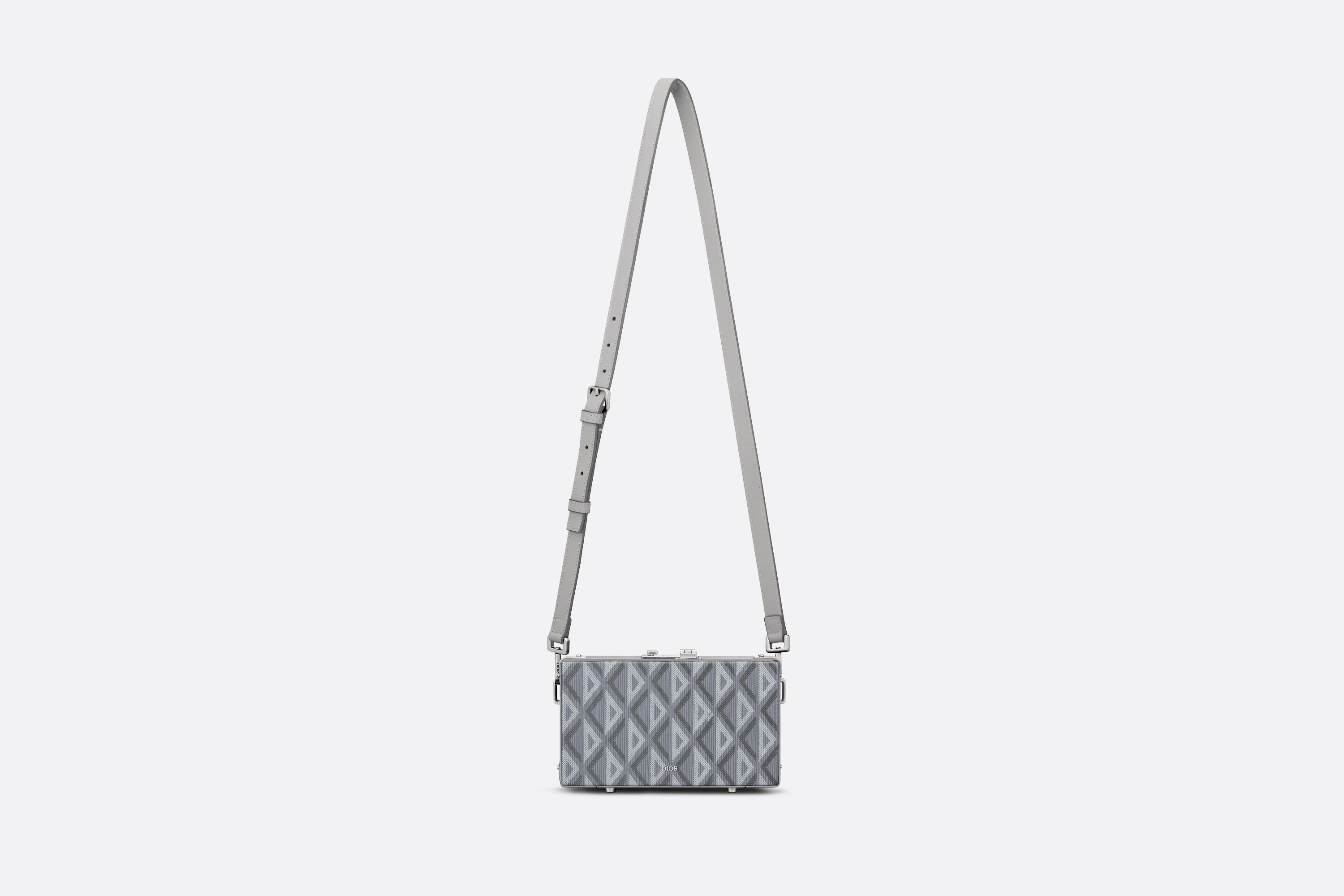 Dior Smooth Calfskin Vertical Pouch Lock Bag | Black | NEW