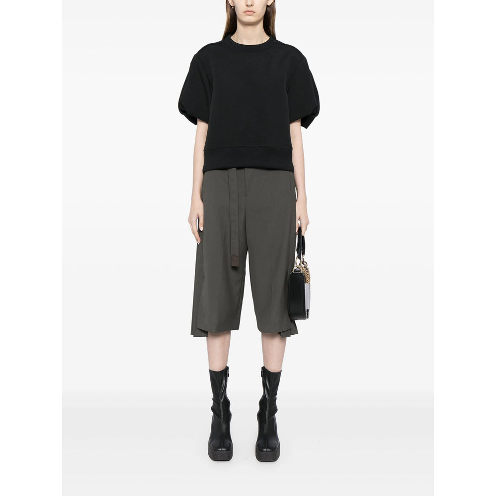 Sacai Green Trousers - Cropped Trousers Women - 5