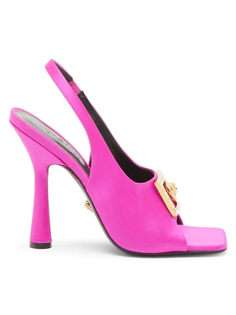 Medusa Crystal Sandals Fuxia Pink - 1