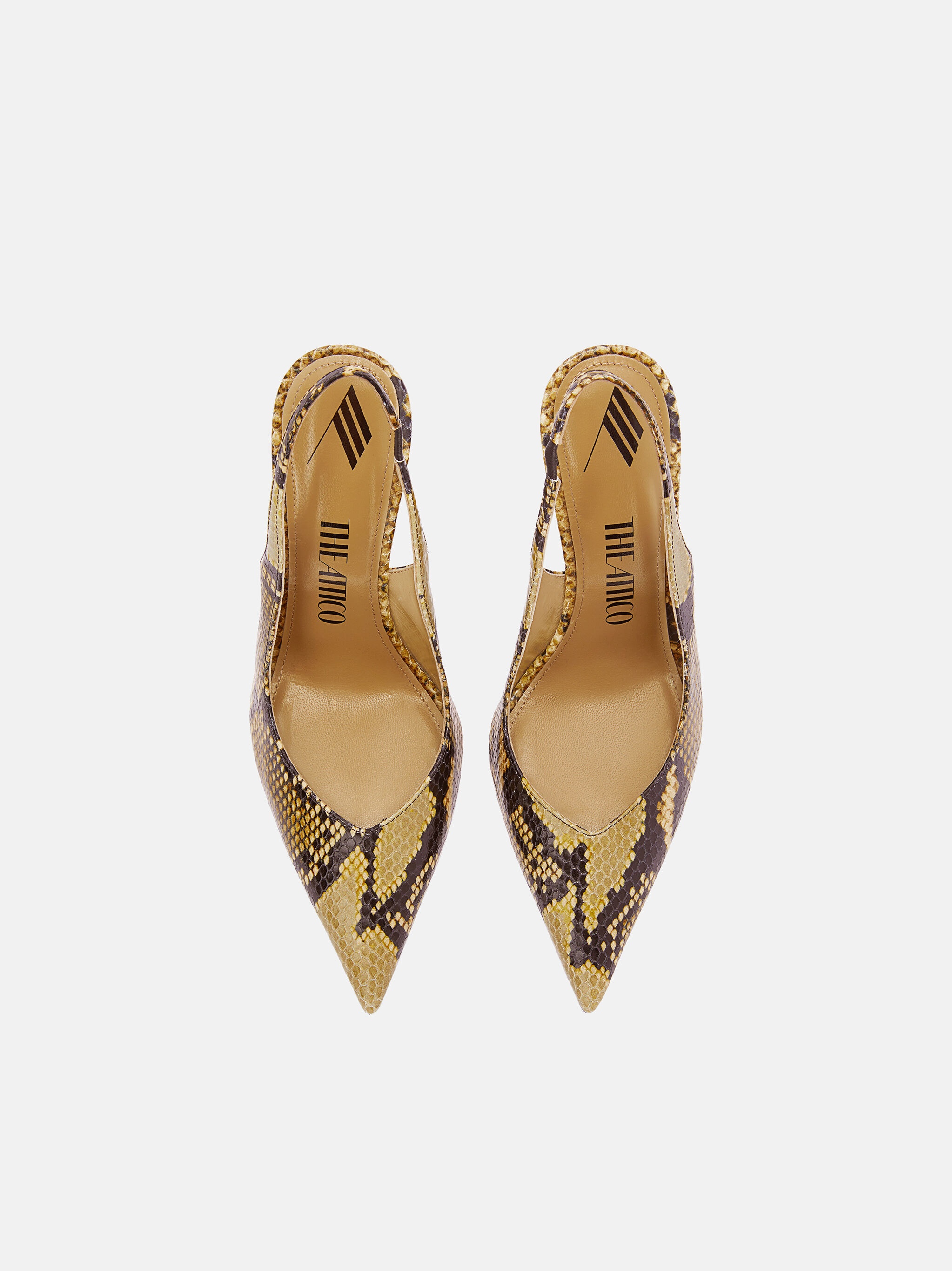 ''CHEOPE'' SAND AND BLACK SLINGBACK - 4