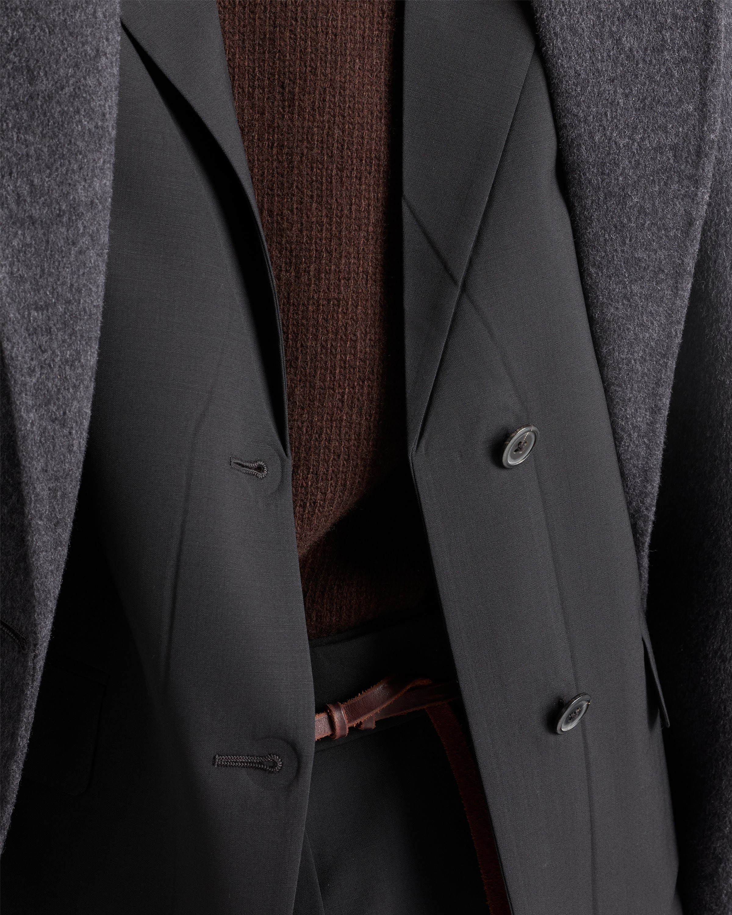 Single-breasted jacket in superfine wool - 3
