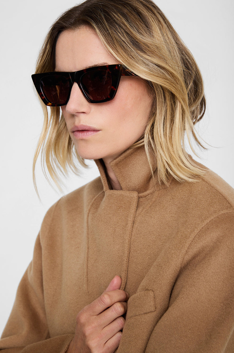 ANINE BING Paris Sunglasses - Tortoise outlook