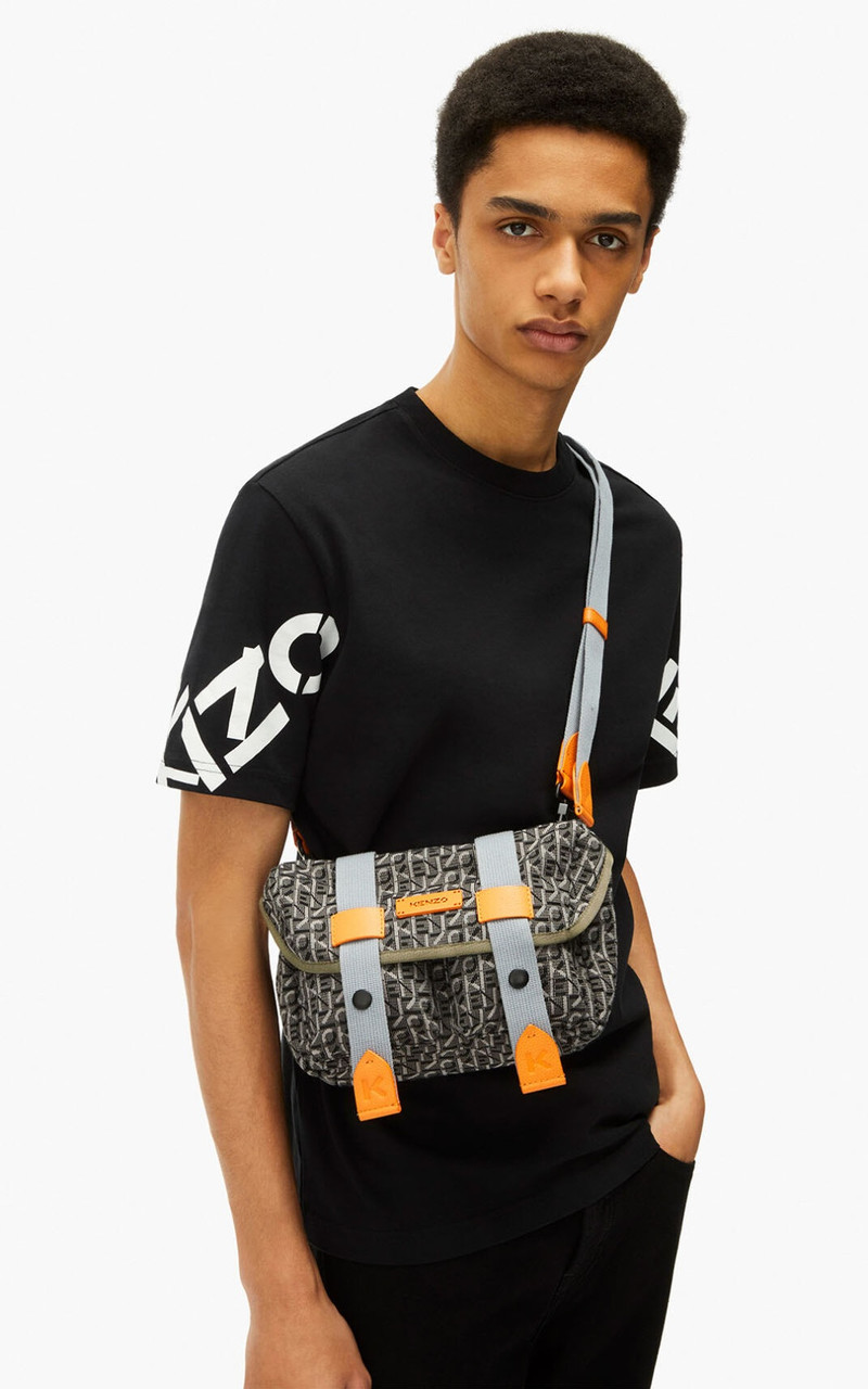 KENZO Courier jacquard belt bag outlook