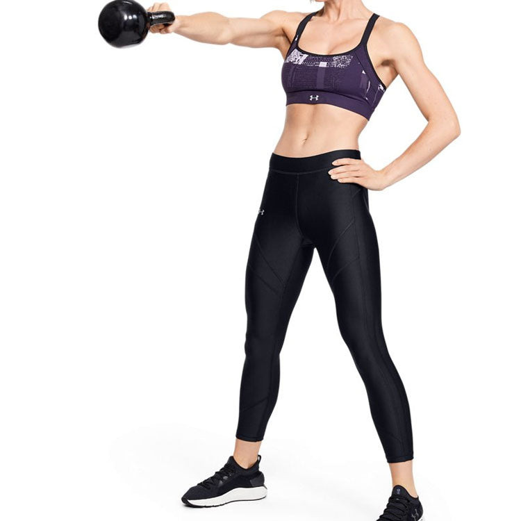 (WMNS) Under Armour HeatGear Armour Ankle Crop Legging 'Black' 1305967-001 - 6