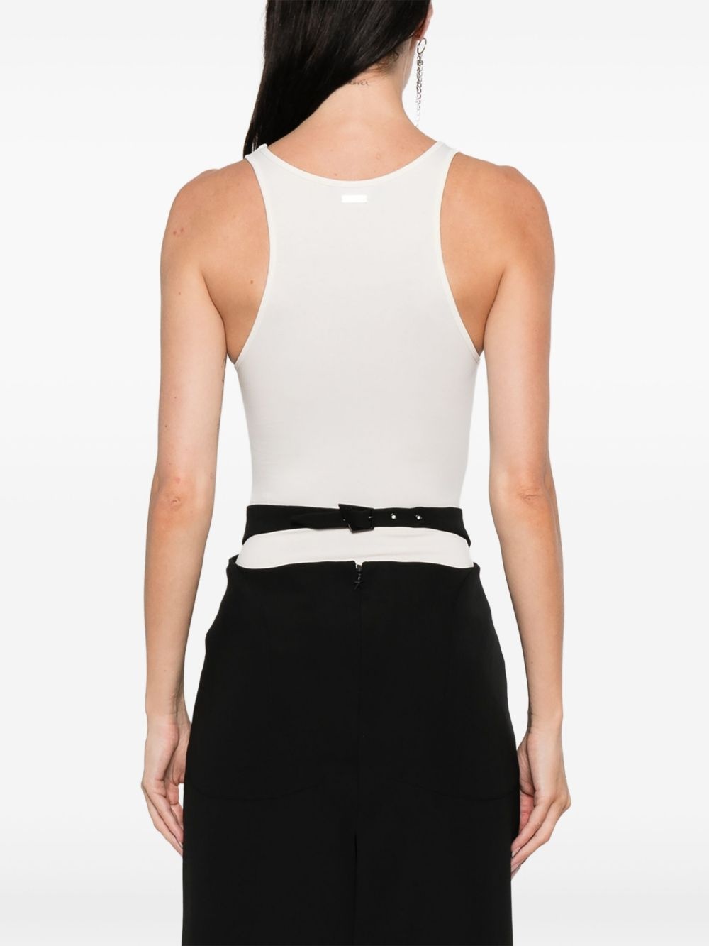 scoop-neck embellished bodysuit - 4