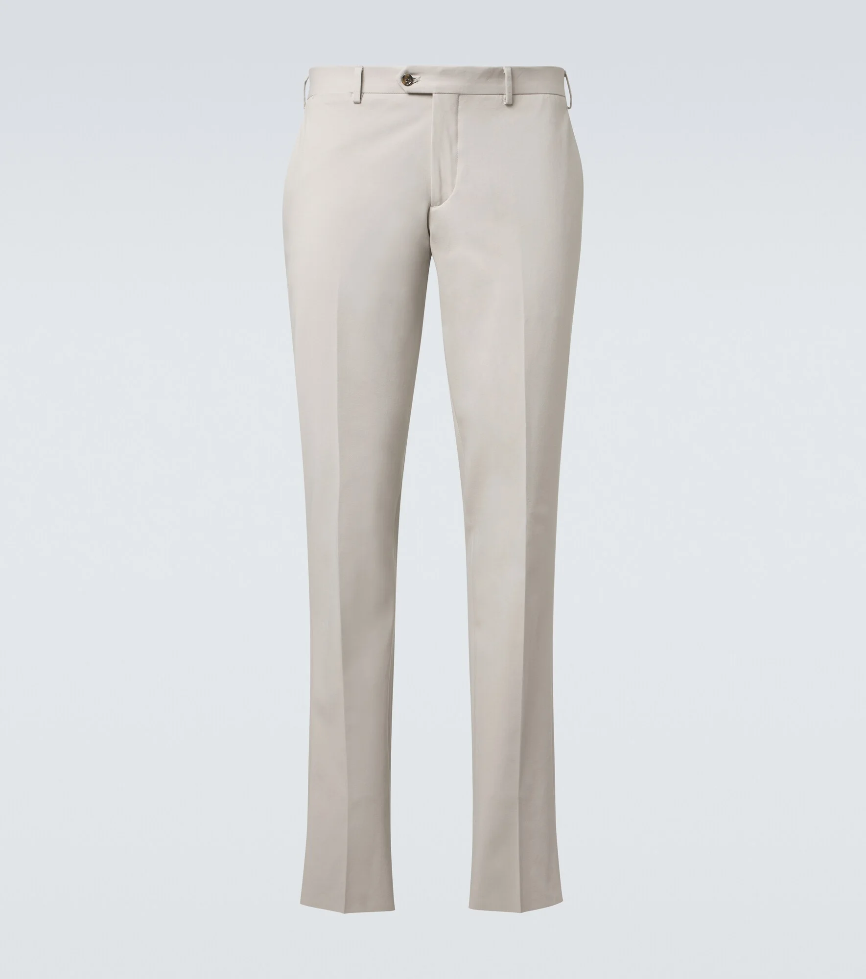 Cotton-blend slim pants - 1