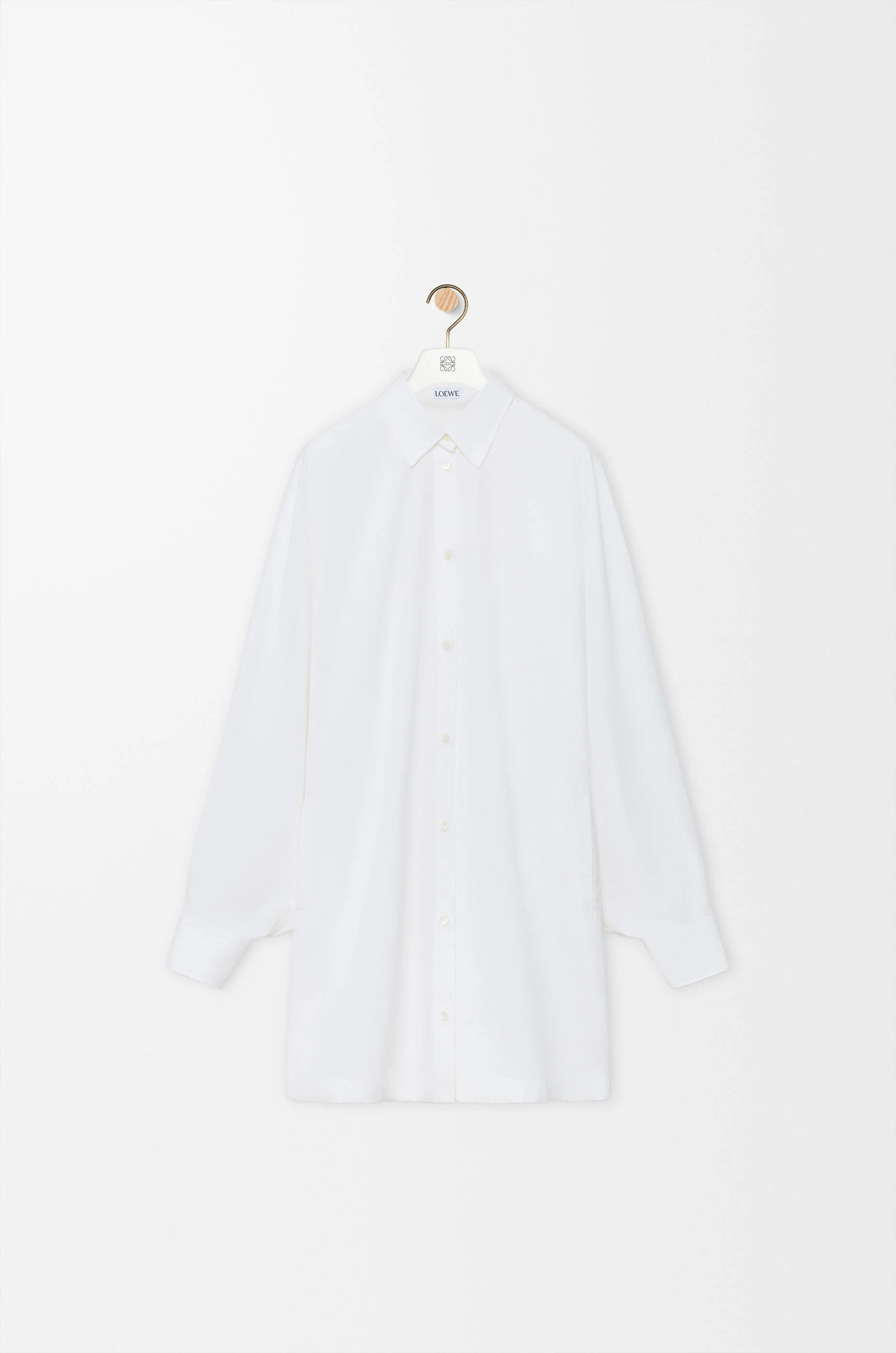 Shirt dress in cotton - 1