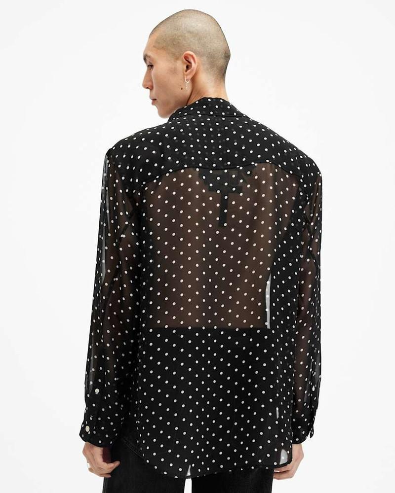ALLSAINTS SANGHA LONG SLEEVE RELAXED FIT SHIRT outlook