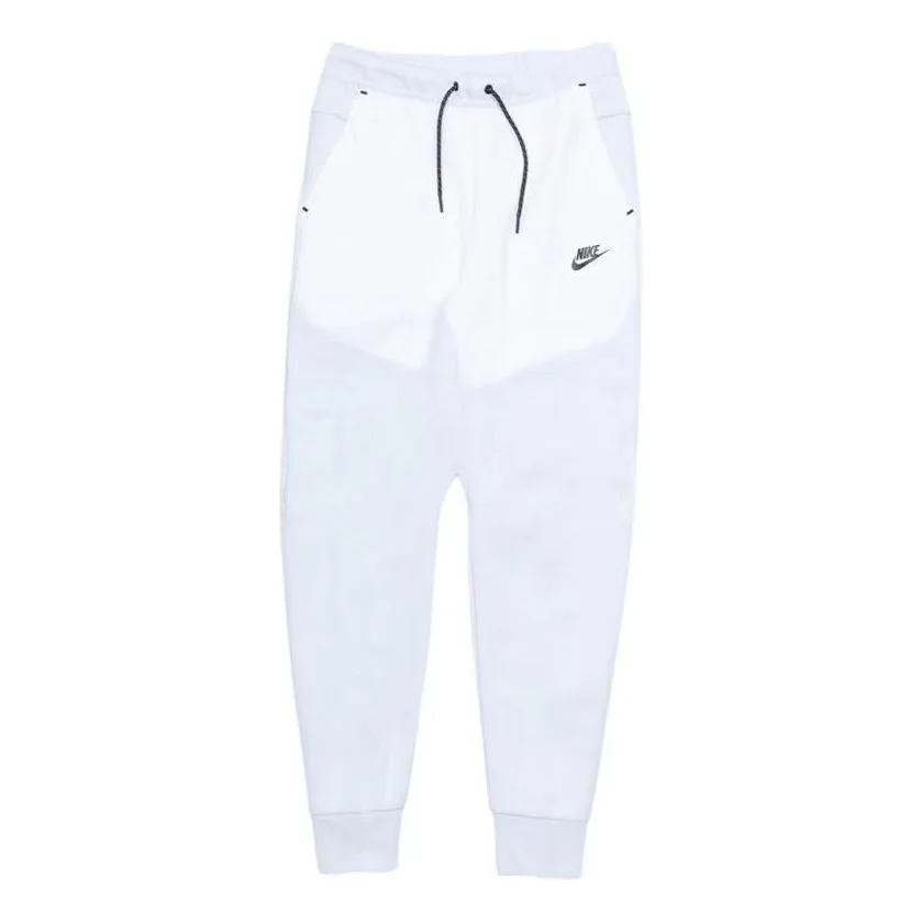 Nike Sportswear Tech Fleece Jogger Pants 'Grey White' CU4495-085 - 1