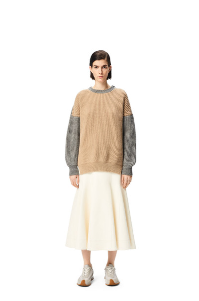 Loewe Godet skirt in nappa outlook