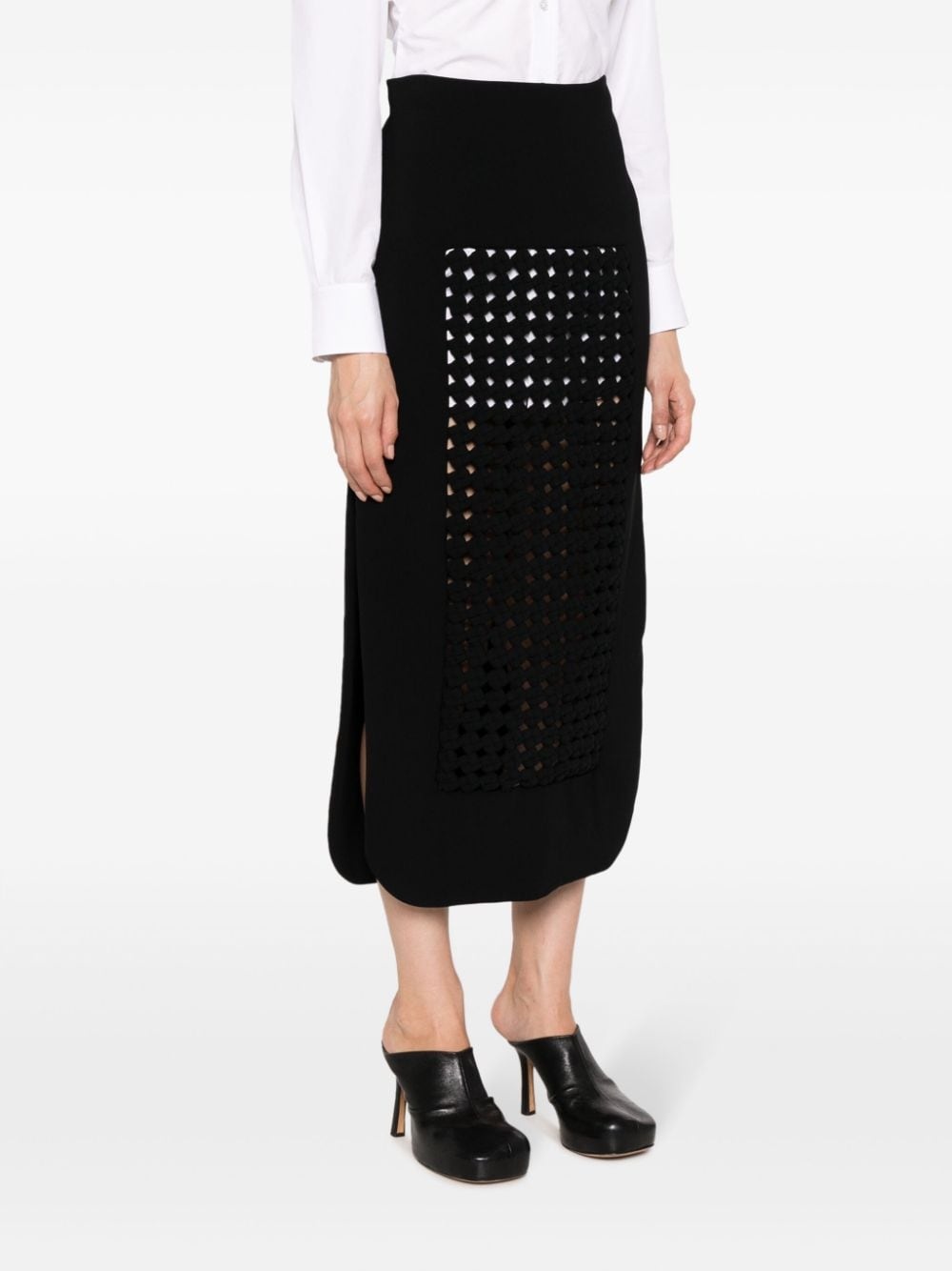 woven midi skirt - 3