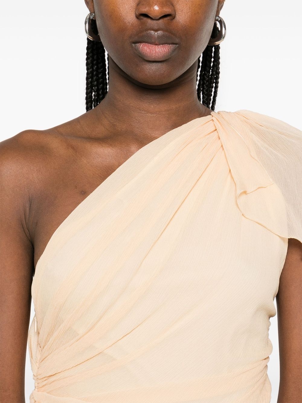 ruched maxi dress - 5