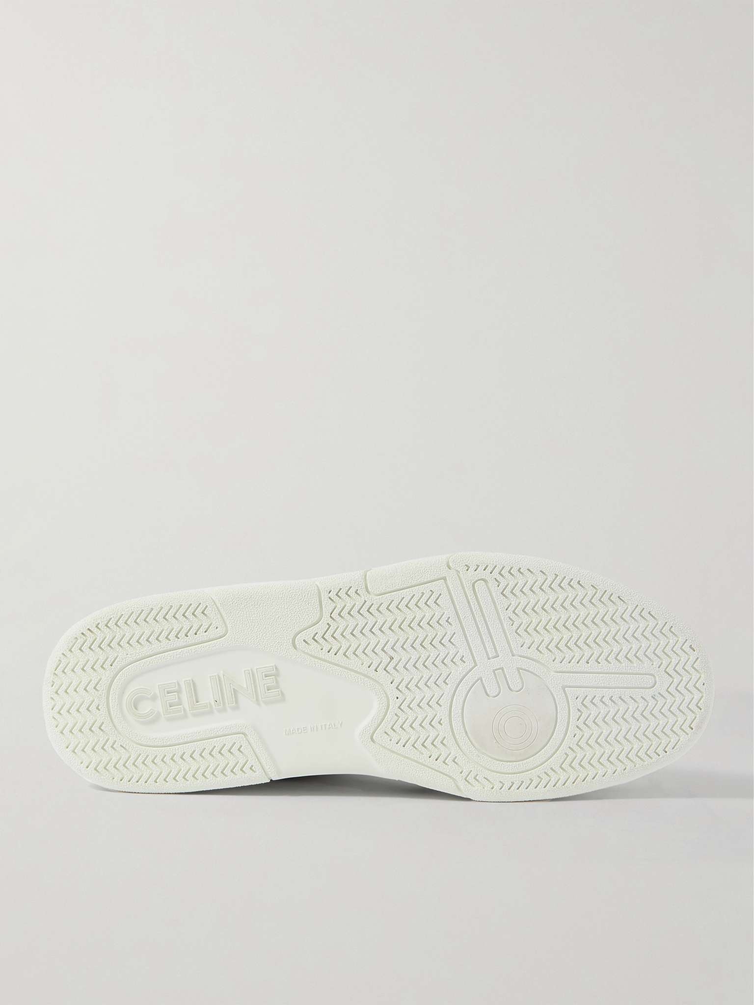 CELINE CT-07 Rubber-Trimmed Leather Sneakers | mrporter