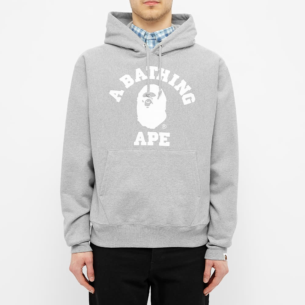 A Bathing Ape Relaxed Classic College Hoody - 4