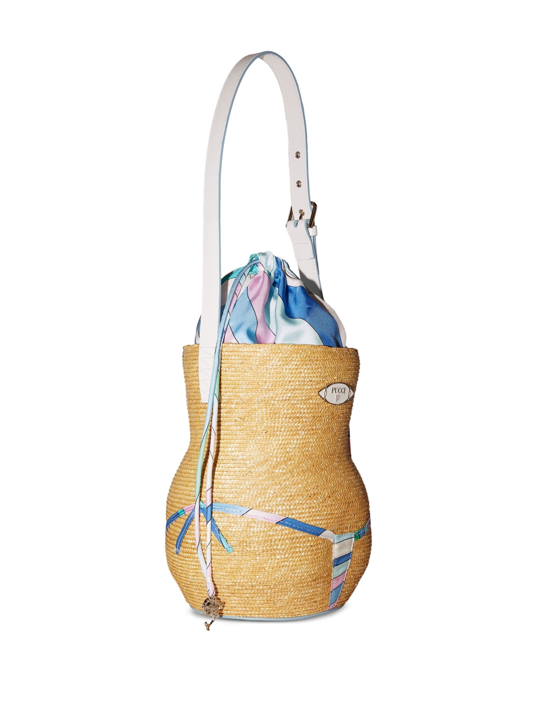 Puccinella straw bucket bag - 4