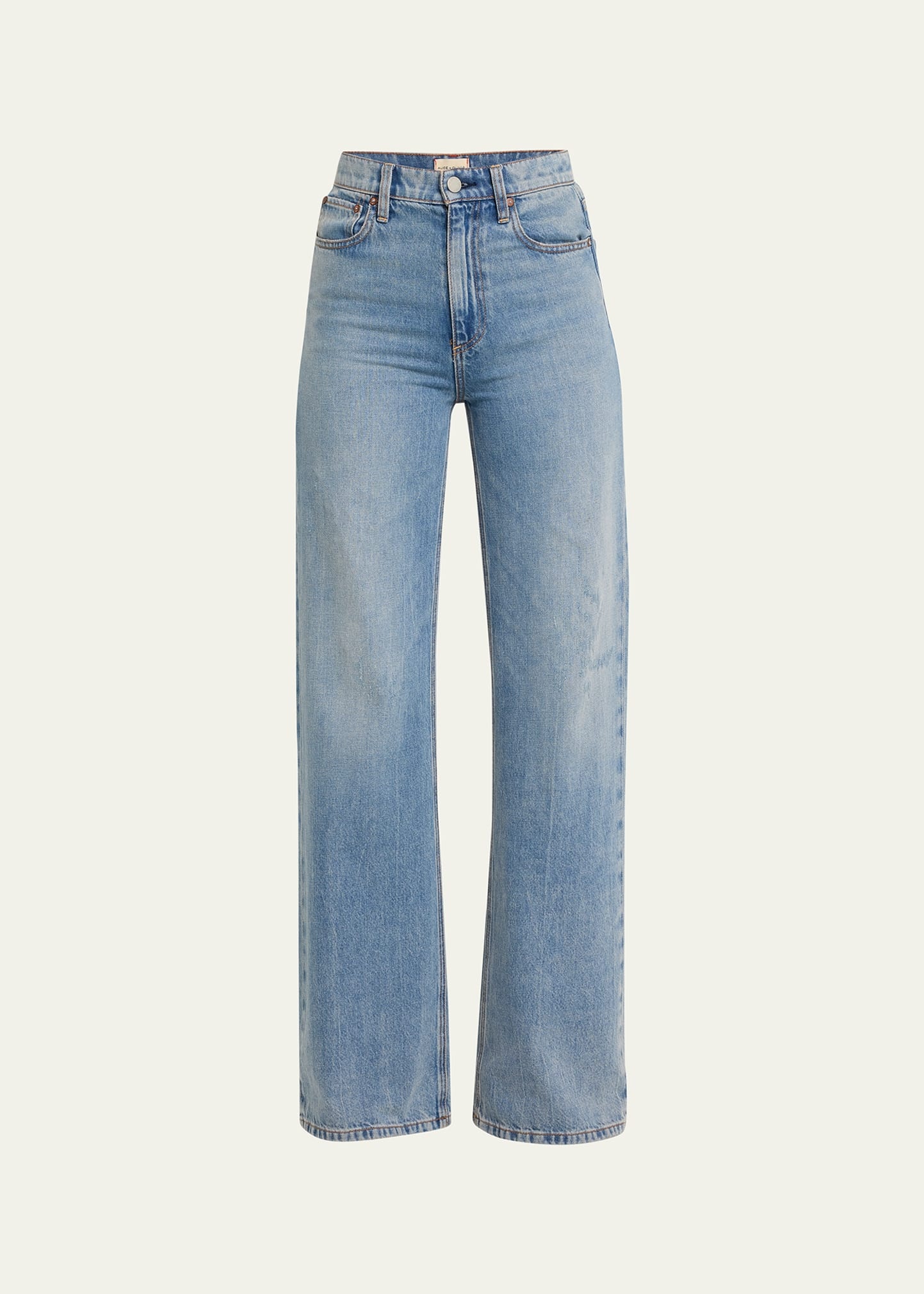 Weezy High-Rise Wide-Leg Jeans - 1