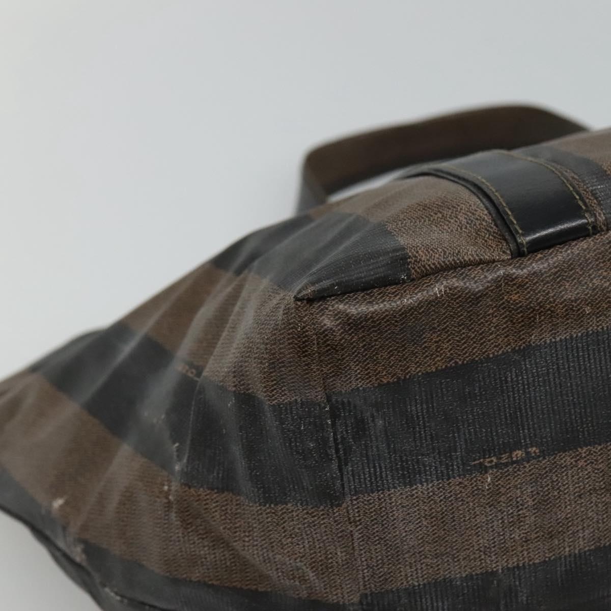 FENDI Pecan Canvas Hand Bag Coated Canvas Brown - 13