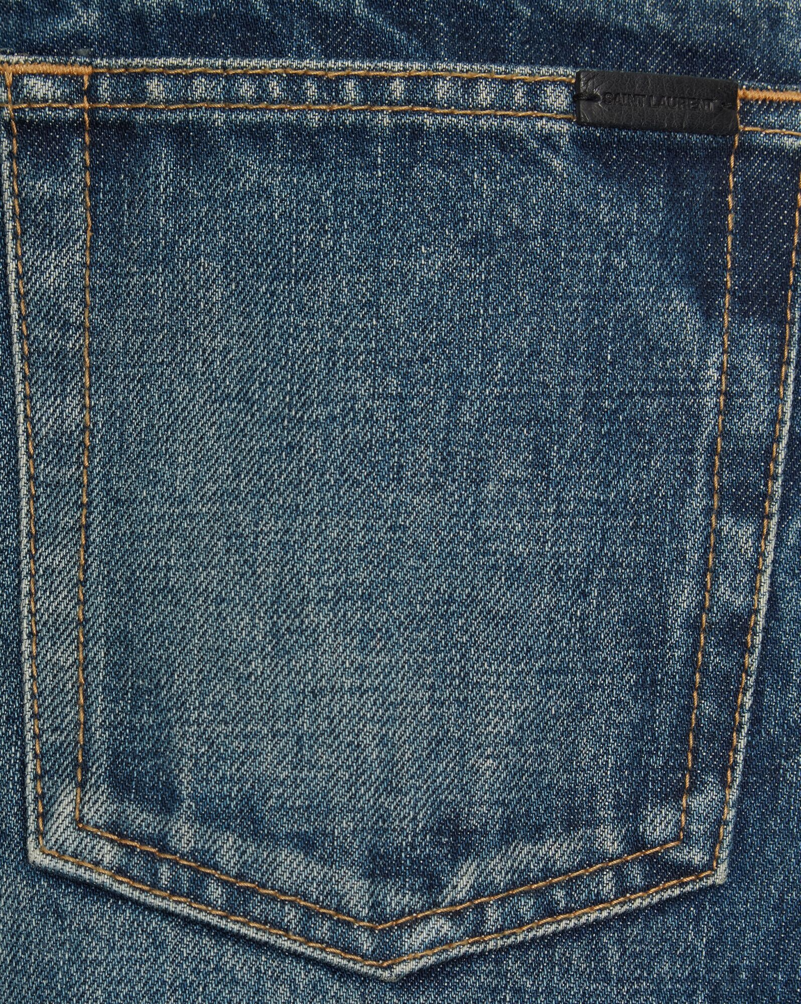 clyde jeans in august blue denim - 4