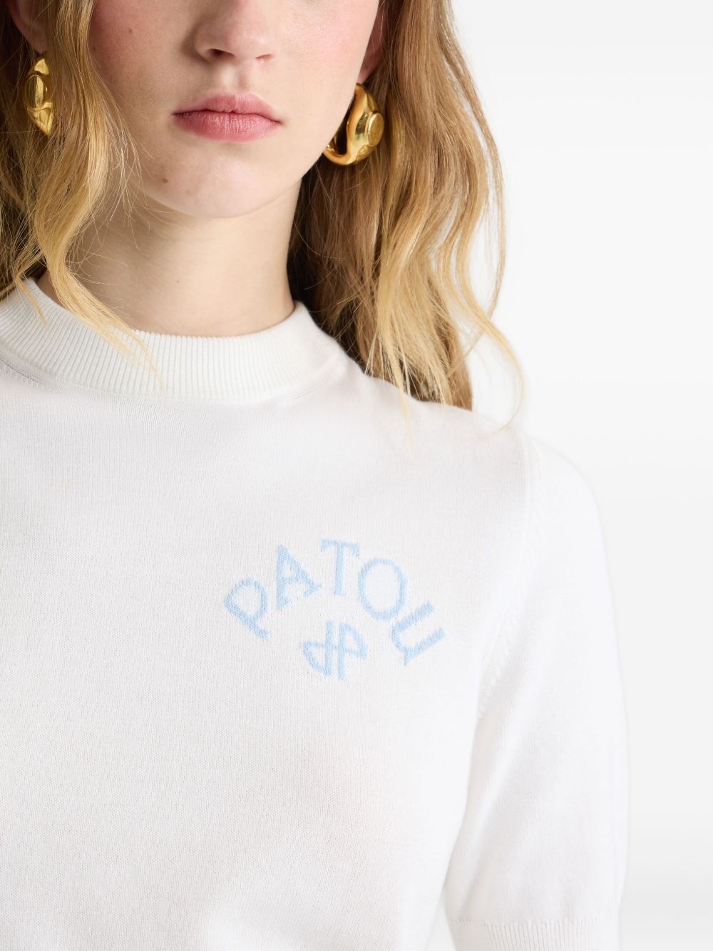 bow-detail sweater - 5