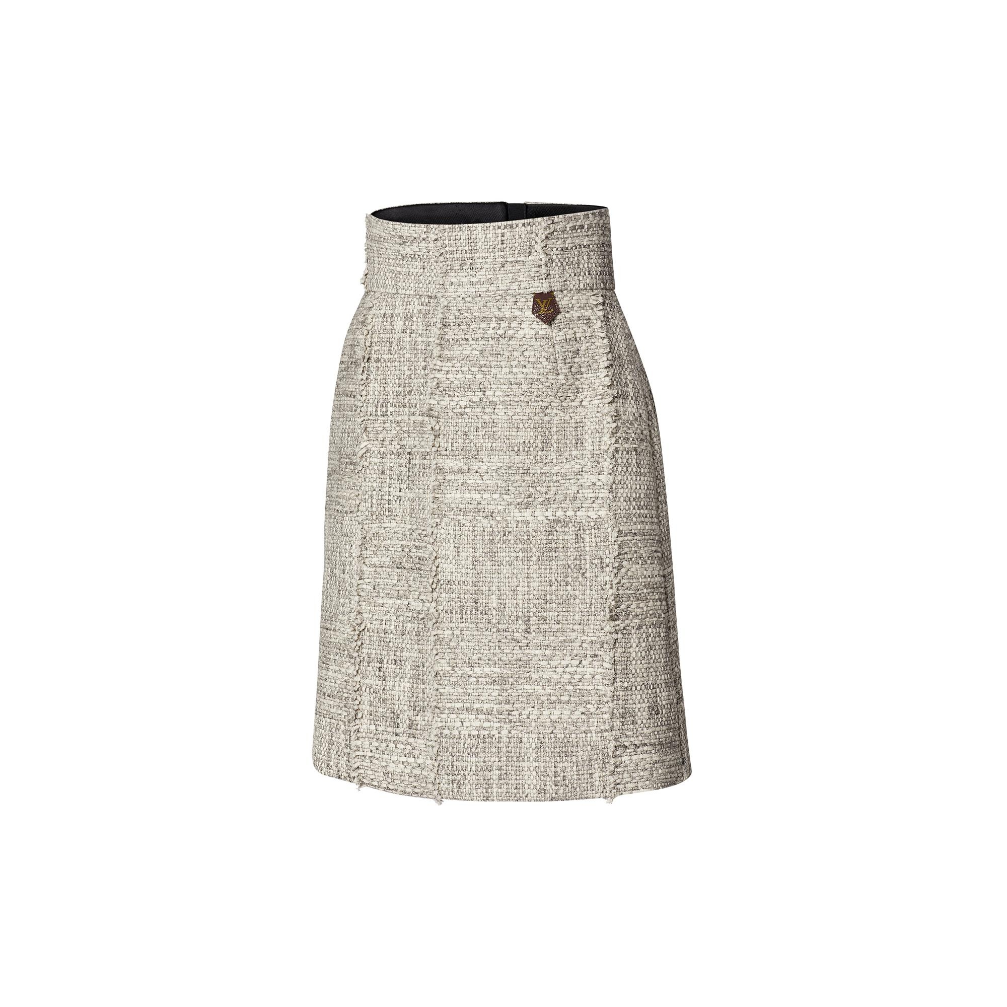 Raw Tweed Skirt - 2