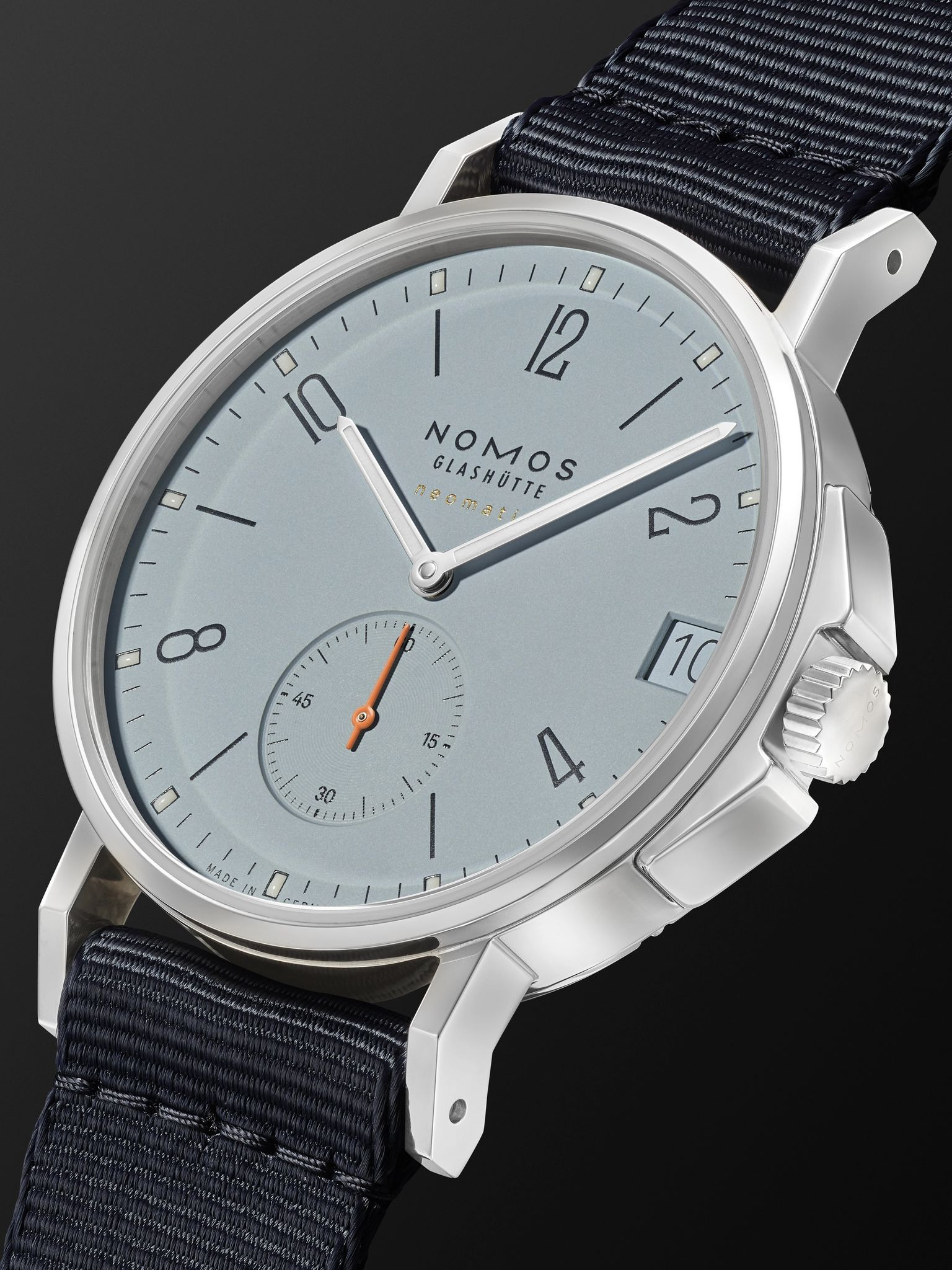 Ahoi Neomatik 38 Date Automatic 38.5mm Stainless Steel Watch, Ref. No. 526 Blue - 3