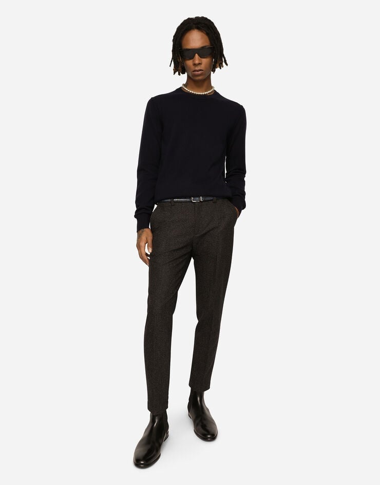 Cashmere round-neck sweater - 5