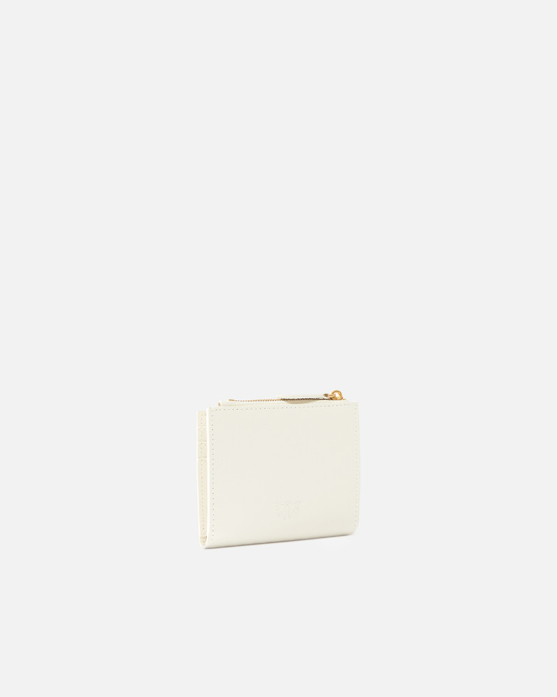 PINKO SMALL SMOOTH LEATHER WALLET WITH LOGO outlook