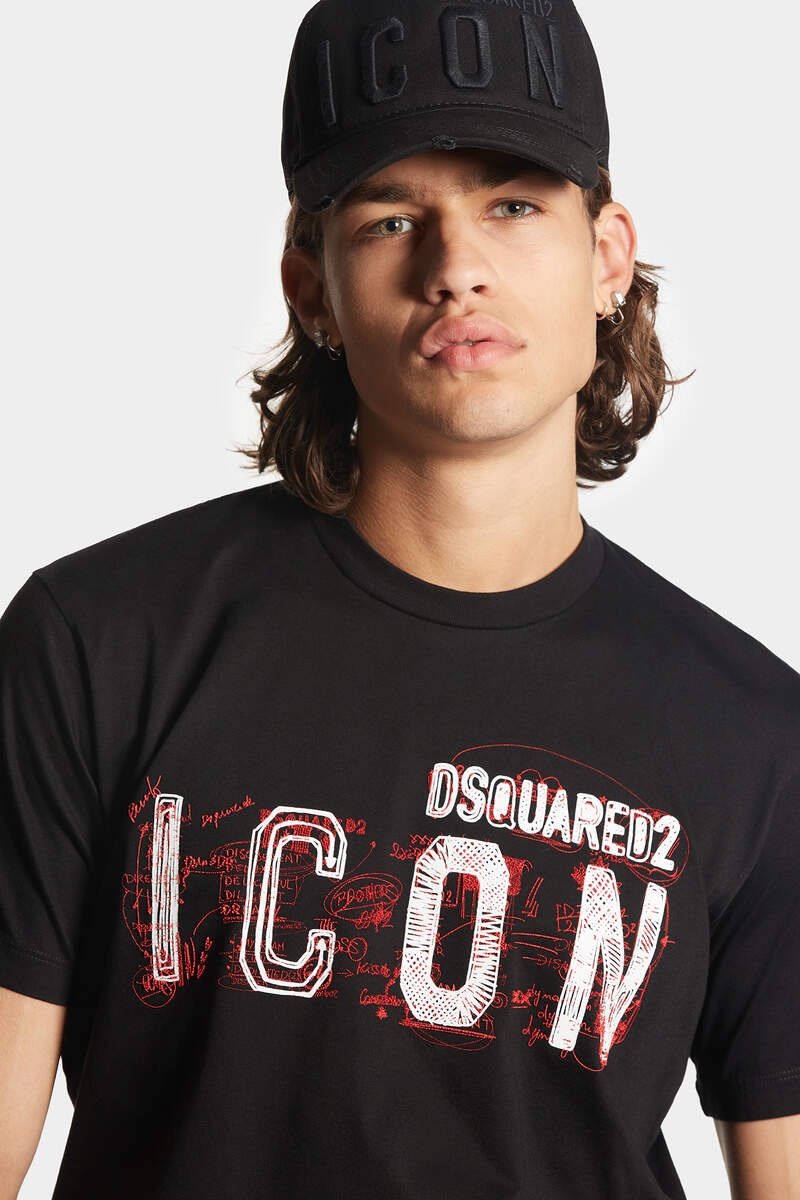 ICON SCRIBBLE COOL FIT T-SHIRT - 5