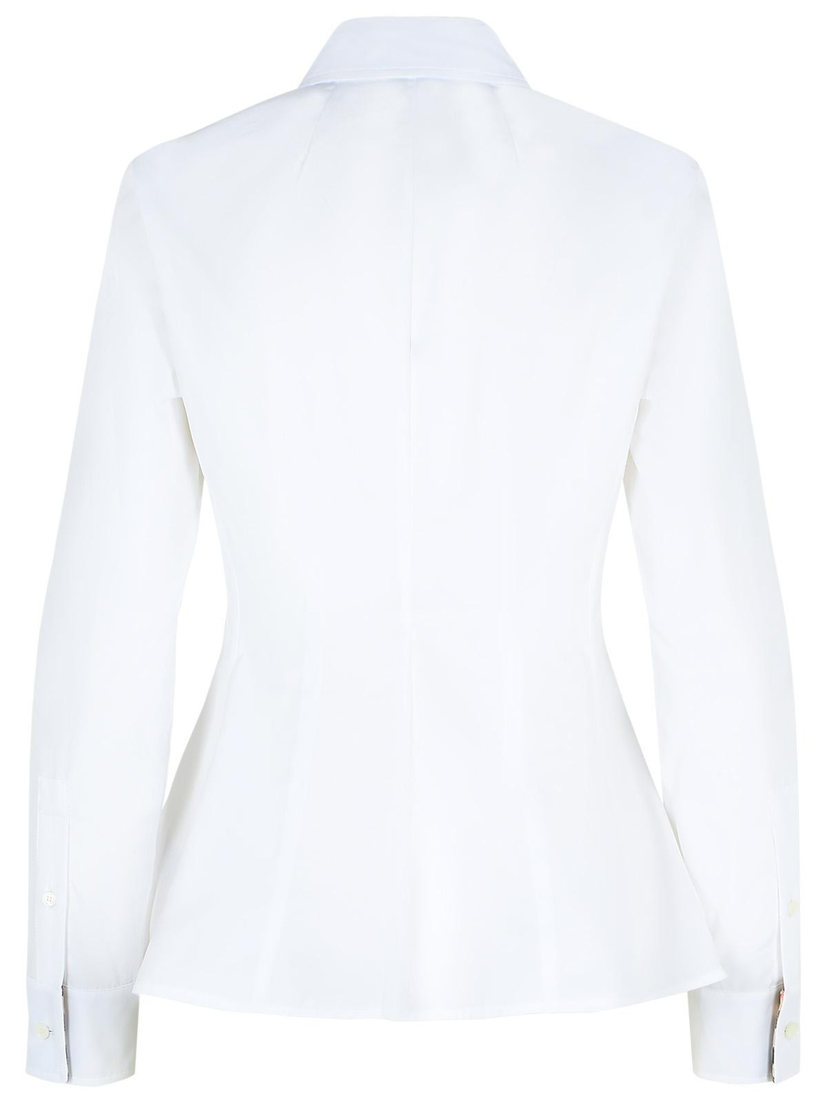 Burberry 'Eliza' White Cotton Poplin Shirt Women - 3