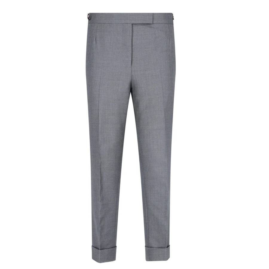 Thom Browne Low Rise Side Tab Slim Trousers - 5