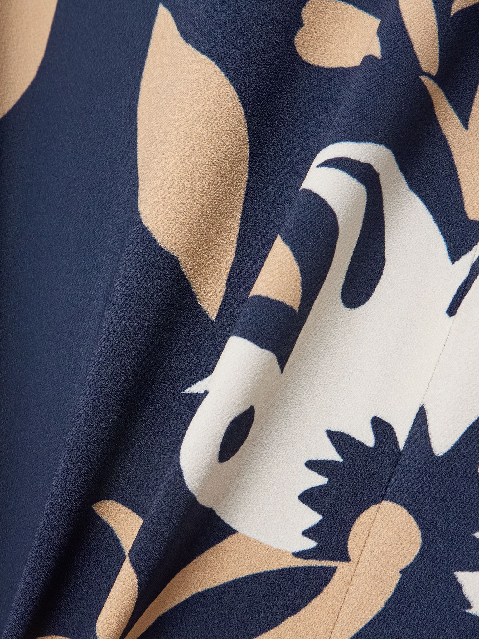 Buy Me A Martini floral-print crepe midi dress Blue - 4