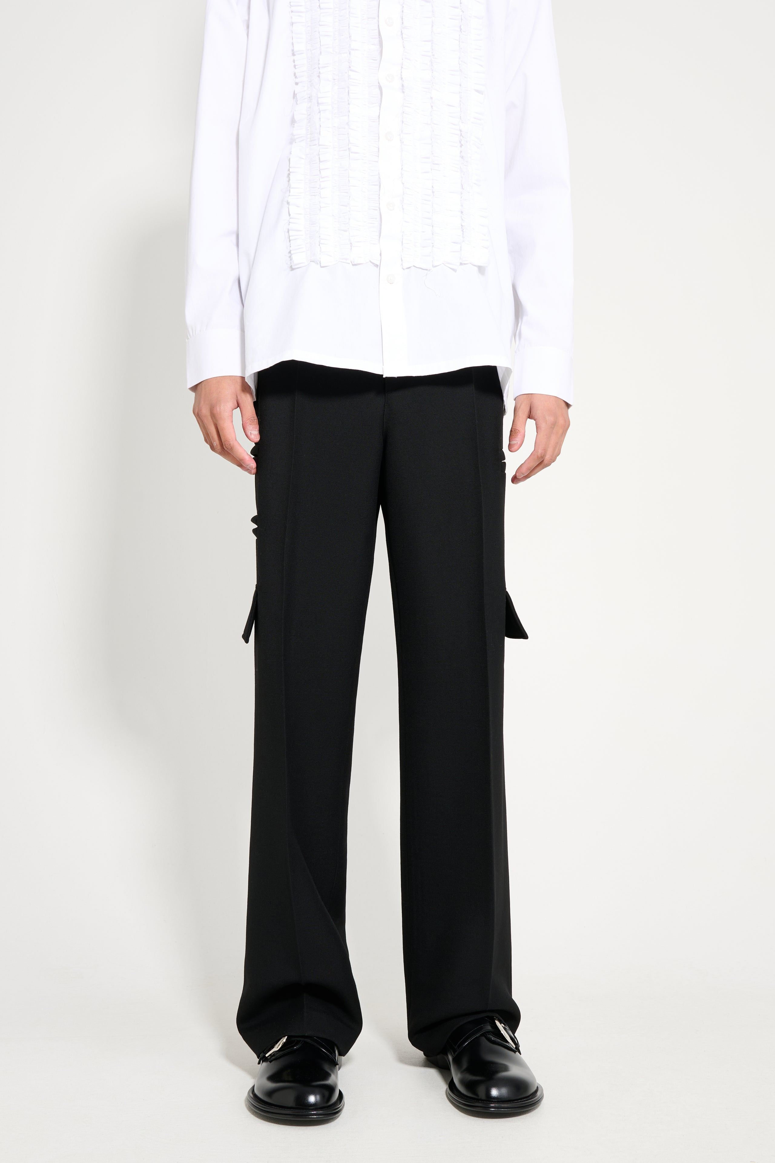 NAMACHEKO TAILORED GUARDIA TROUSER BLACK - 2