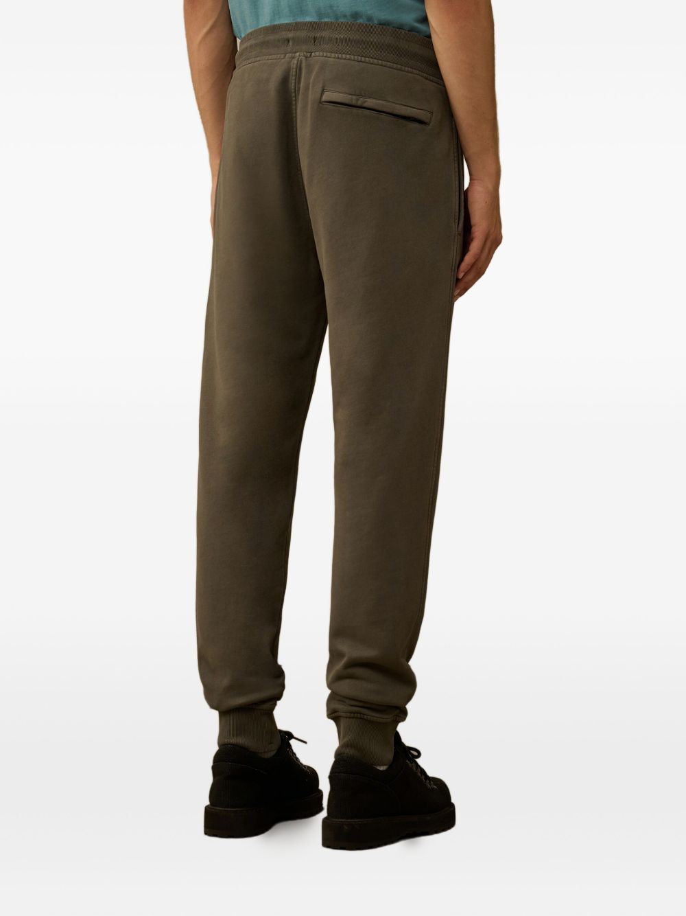 logo-embroidered drawstring track pants - 4