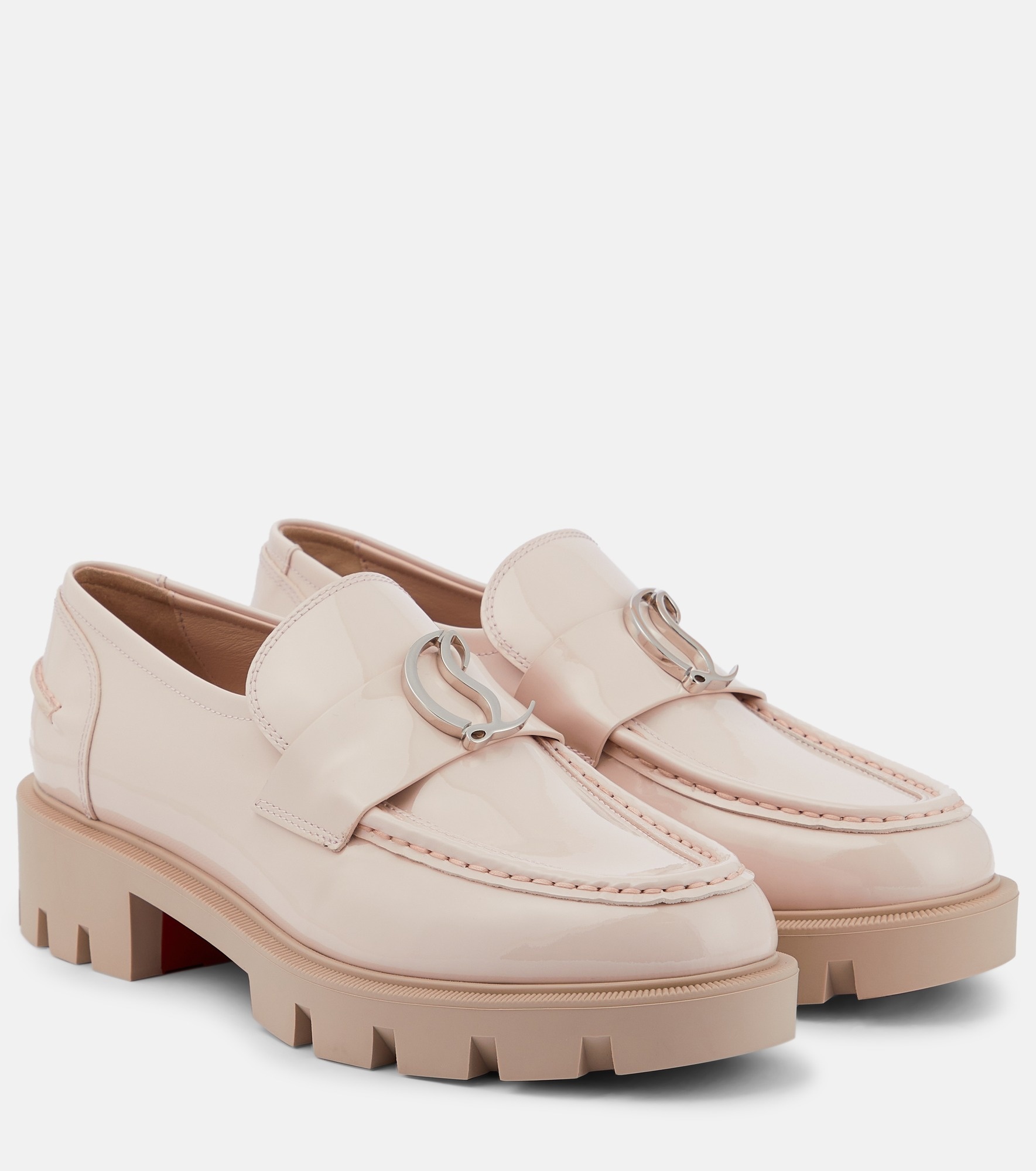 CL Moc Lug patent leather loafers - 1