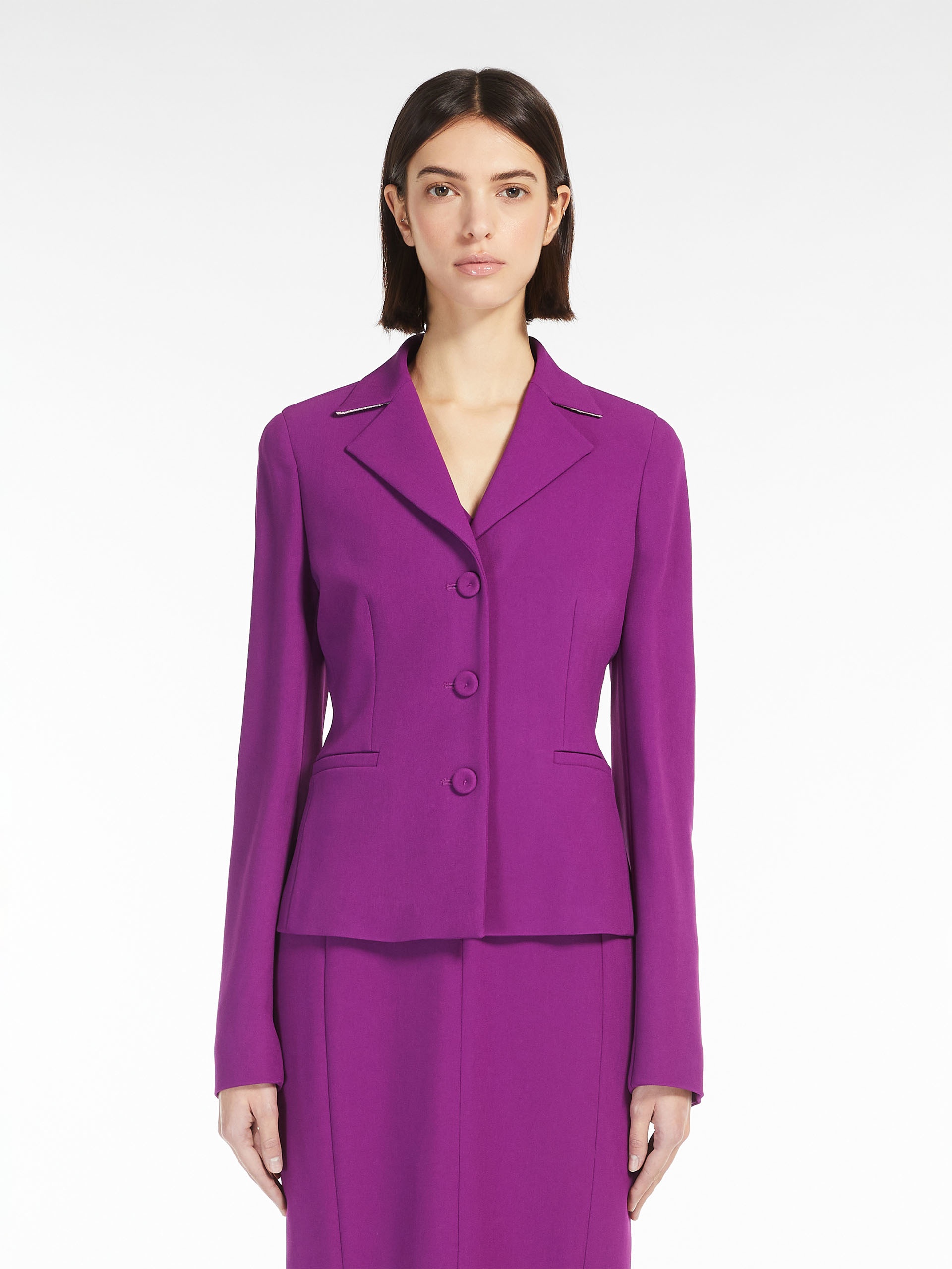 AGIATE Viscose cady blazer - 3