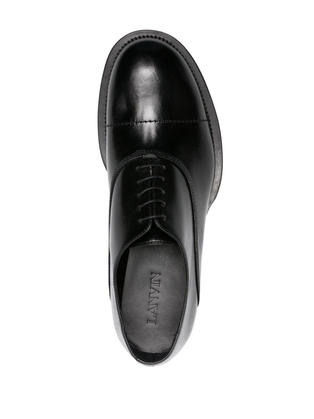 Medley lace-up leather oxford shoes - 4