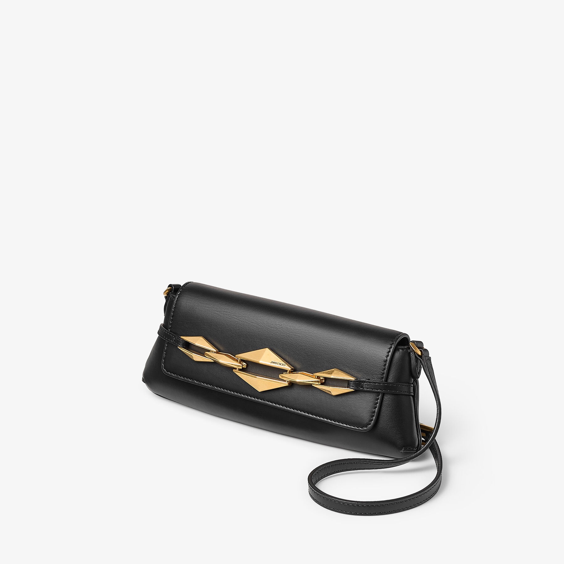 Diamond Shoulder East-West S
Black Calf Leather Shoulder Bag - 3