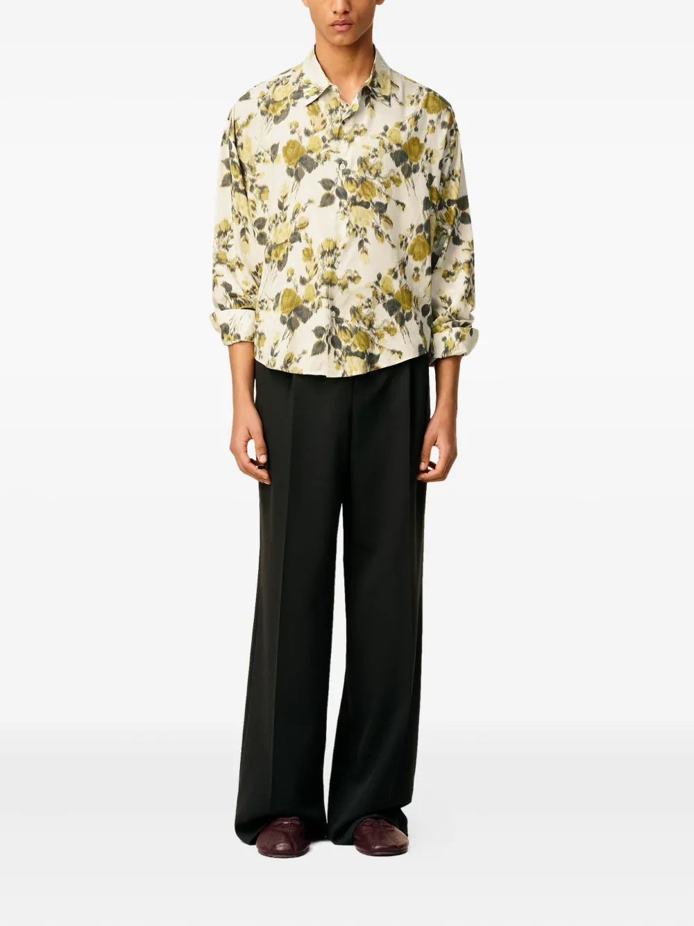 Chemise imprimé fleuris - 3