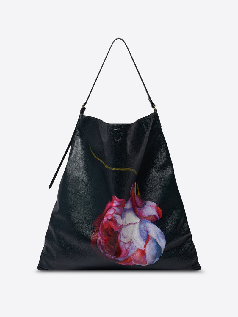 Dries Van Noten PRINTED LEATHER TOTE outlook