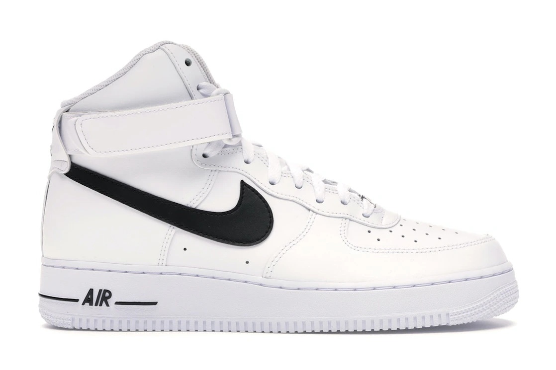 Nike Air Force 1 High White Black - 1