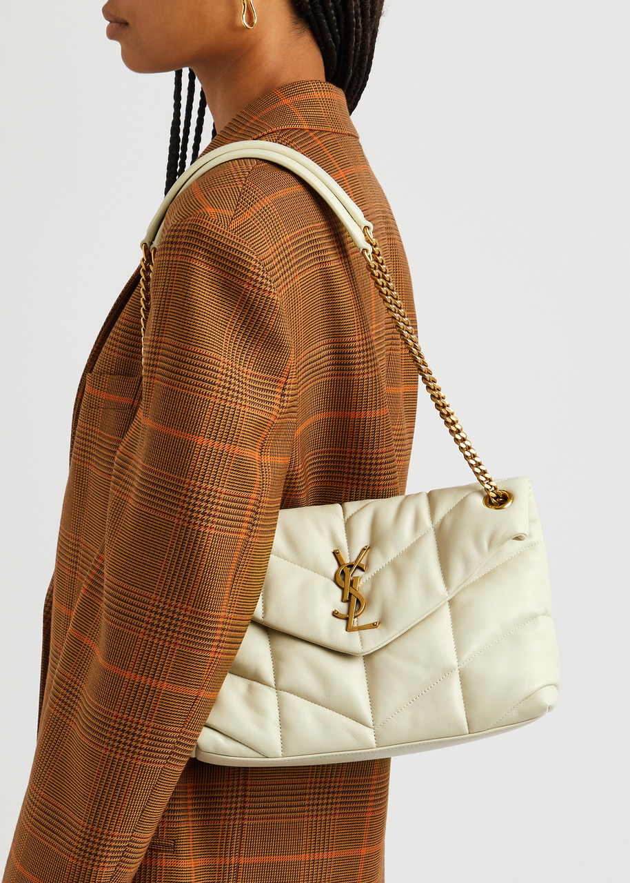 Lou Puffer small leather shoulder bag - 5