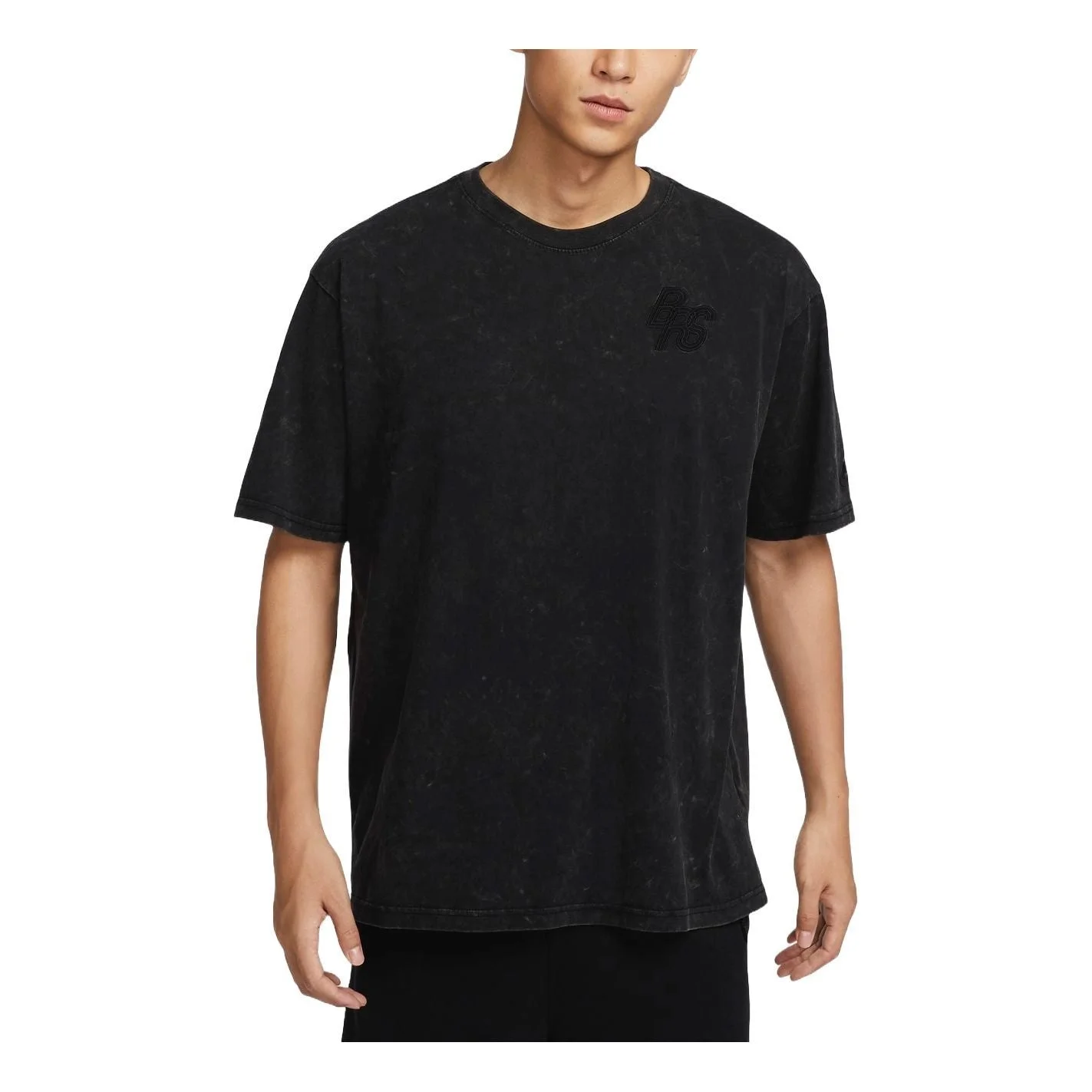 Nike Sportswear T-Shirt Asia Sizing 'Washed Black' HQ6036-010 - 1